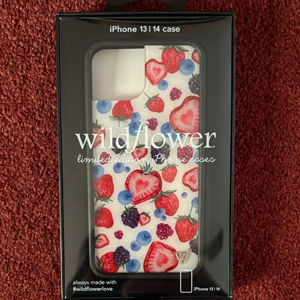 Wildflower Berry iphone13/14/15 case